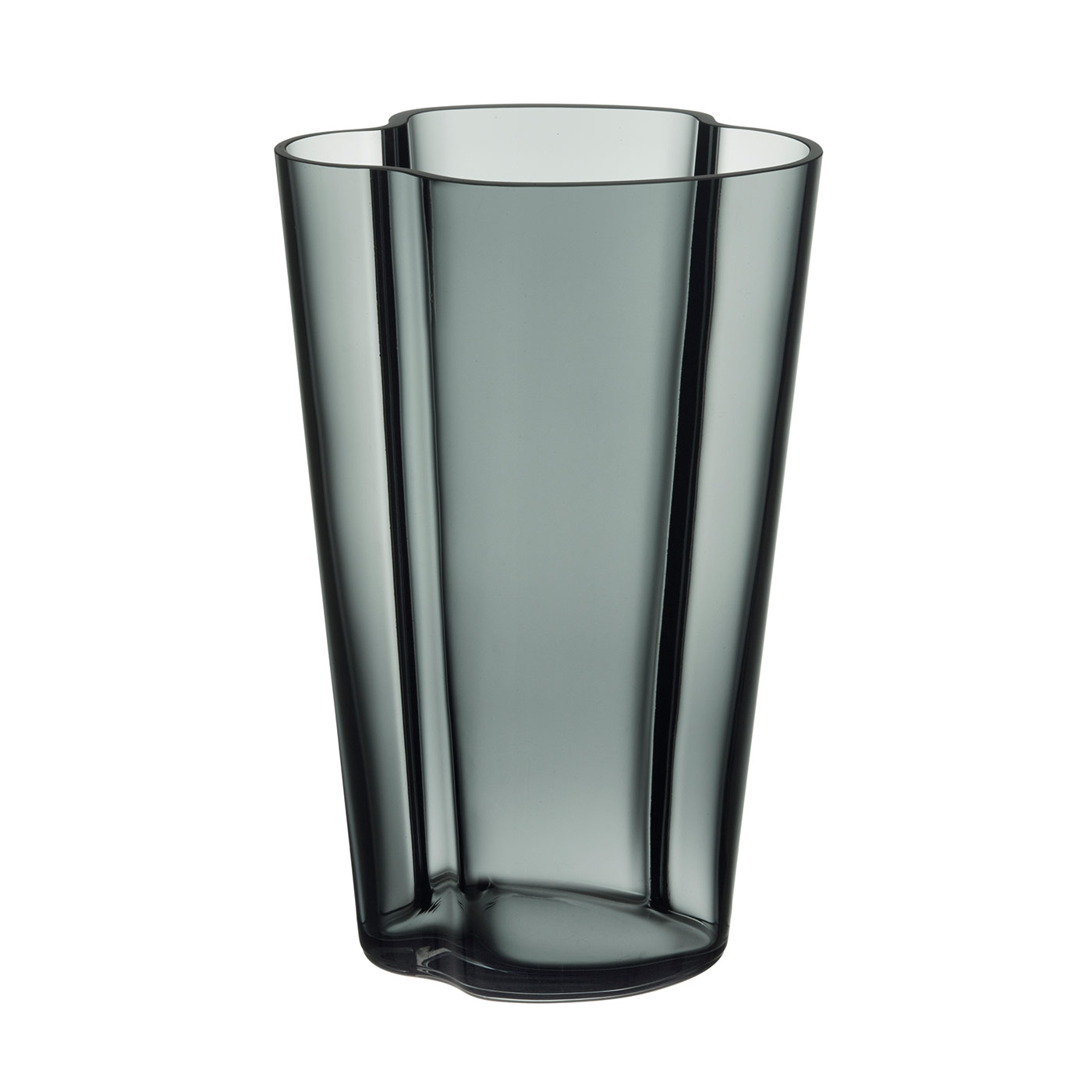 Hohe graue Alvar Aalto Vase bei der Boutique Danoise