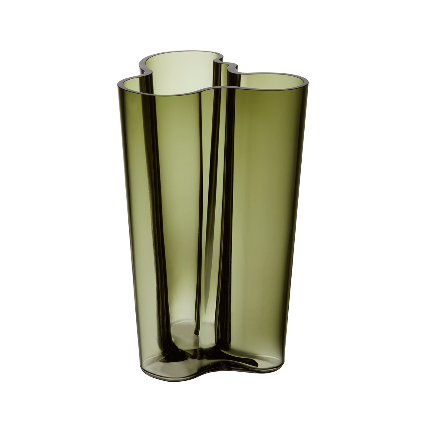Hohe grüne Iittala Vase bei der Boutique Danoise