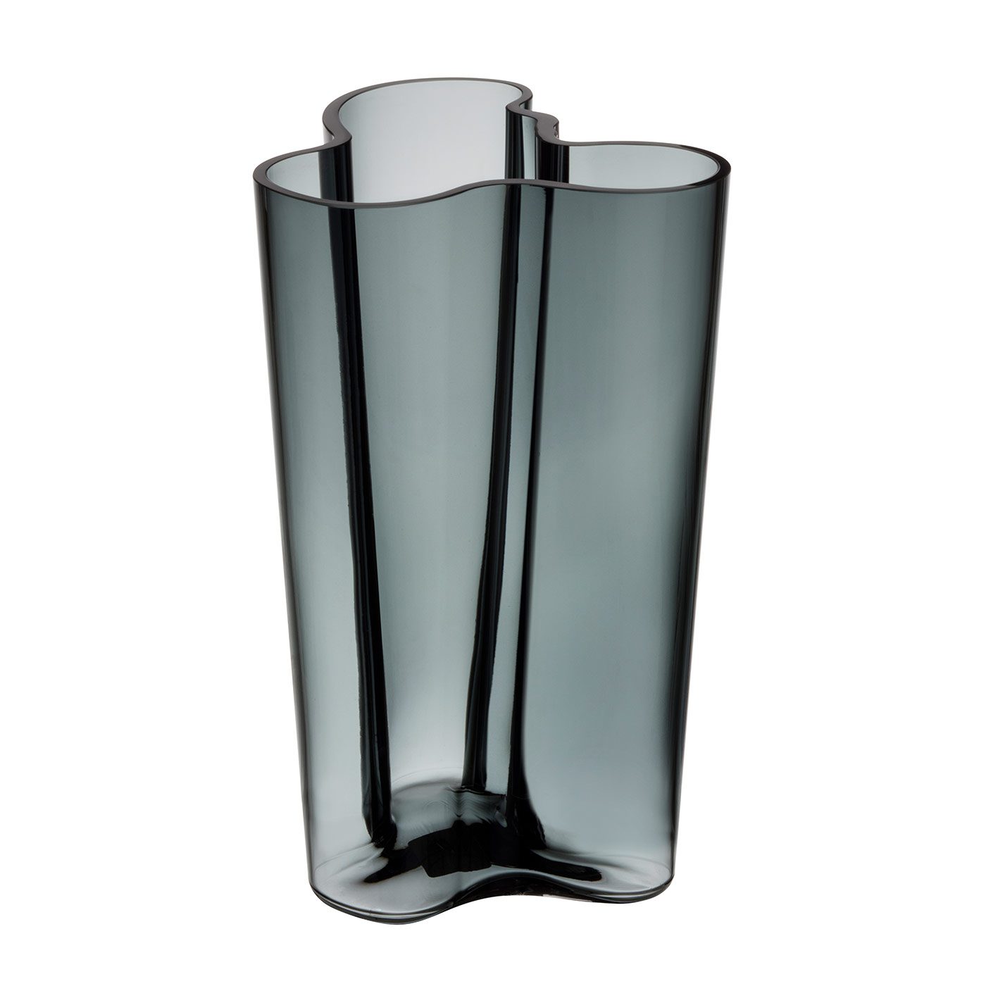 Hohe graue Iittala Vase bei der Boutique Danoise