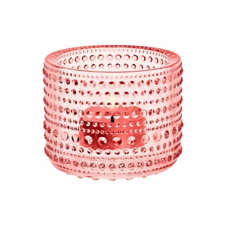 Pinkes Iittala Teelicht Kastehelmi bei der Boutique Danoise
