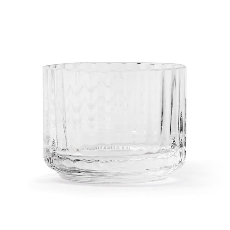 Lyngby Teelicht aus transparentem Glas bei der Boutique Danoise
